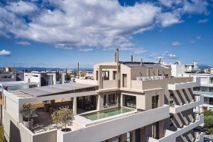 Balkón alebo terasa v ubytovaní Elaia Luxury Apartments Glyfada