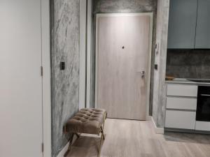 Nhà bếp/bếp nhỏ tại Belgrade Waterfront BW Libera Luxury Apartment with Balcony and Garage