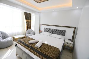 Postel nebo postele na pokoji v ubytování Istanbul Hotel&Guesthouse