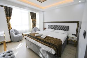 Postel nebo postele na pokoji v ubytování Istanbul Hotel&Guesthouse