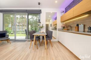 Η κουζίνα ή μικρή κουζίνα στο Apartment in Pobierowo near Baltic Beach