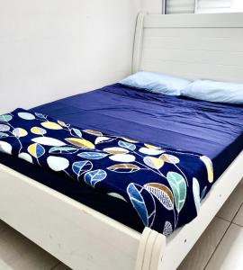 Ένα ή περισσότερα κρεβάτια σε δωμάτιο στο Aquamarine House