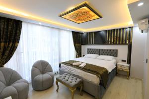 Postel nebo postele na pokoji v ubytování Istanbul Hotel&Guesthouse
