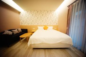 Letto o letti in una camera di 視界民宿-證號1714,1763-