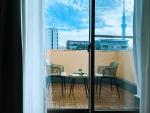 Balkón nebo terasa v ubytování Softlight Inn Asakusa Tokyo