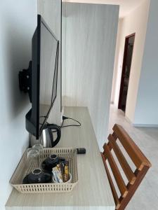 TV a/nebo společenská místnost v ubytování Lanta Corsica Hotel + 37 fotografií