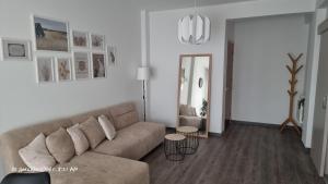 Posezení v ubytování Beach apartment's