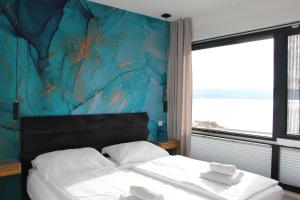 Postel nebo postele na pokoji v ubytování Villa Askana, 3 Bedrooms, 4 Baths, Infinity Pool, Whirlpool, Sea view, Outdoor kitchen + 23 fotografií