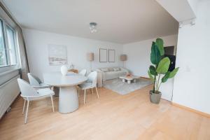 Posedenie v ubytovaní Designer-Apartment zum Wohlfühlen