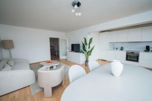 Kuchyňa alebo kuchynka v ubytovaní Designer-Apartment zum Wohlfühlen
