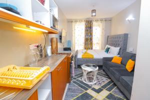 Posezení v ubytování Kimsy Signature Homes
