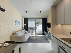 Eldhús eða eldhúskrókur á Hideaway Planneralm operated by JUFA Hotels