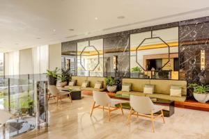Posezení v ubytování Zafiro Palace Palmanova