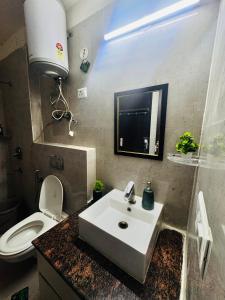 Koupelna v ubytování Lofty heaven studio apartment + 4 fotografie