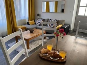 Posezení v ubytování Le Piton - Appartements