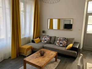 Posezení v ubytování Le Piton - Appartements