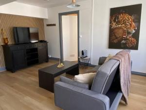 Posezení v ubytování Le Piton - Appartements