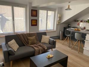 Posezení v ubytování Le Piton - Appartements