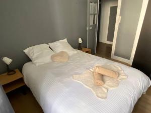 Postel nebo postele na pokoji v ubytování Le Piton - Appartements