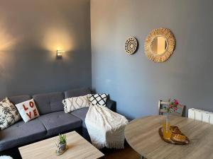 Posezení v ubytování Le Piton - Appartements