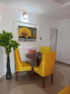 Posezení v ubytování 501 Aparthotel