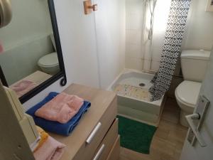 Koupelna v ubytování Maisonnette