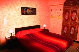 Cama o camas de una habitación en Riad Dar Zidane