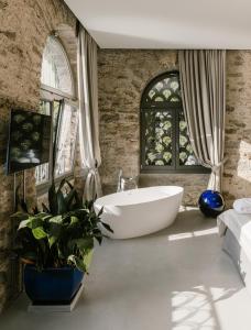 Ένα μπάνιο στο Relais Villa Porta