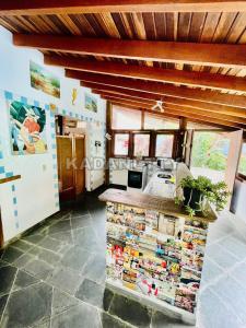 Dapur atau dapur kecil di Pousada da Cathy