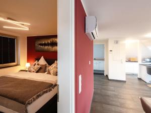 Kuchyň nebo kuchyňský kout v ubytování Exklusive Wohnung mit Ahrblick 1 und Dachterrasse