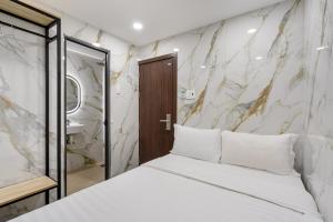 Koupelna v ubytování Hoàng Quỳnh Hotel