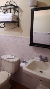 Koupelna v ubytování Hotel Brisas de Copan