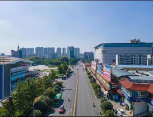 仙桃景观或在酒店看到的城市景观