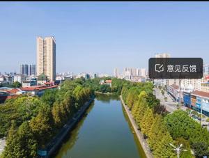 仙桃景观或在酒店看到的城市景观