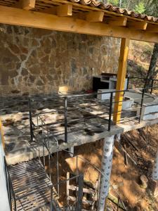 Μπαλκόνι ή βεράντα στο Cabaña sueño real