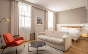 A seating area at The Morrison Dublin, Curio Collection by Hilton