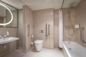 A bathroom at The Morrison Dublin, Curio Collection by Hilton
