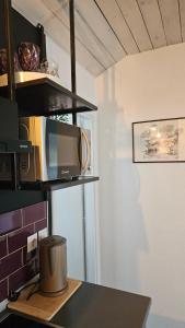 Kuchyň nebo kuchyňský kout v ubytování Studio apartman Gradna