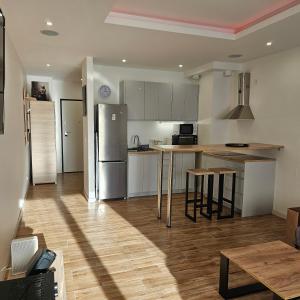 Kuchyňa alebo kuchynka v ubytovaní Apartament Tęczowy