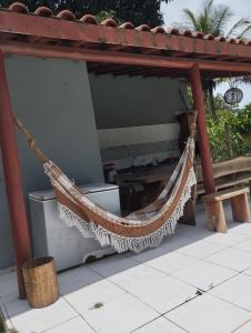 ポルト・セグロにあるRancho Vidalのハンモック、パティオ(ベンチ付)