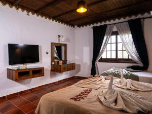 TV a/nebo společenská místnost v ubytování Resort Hotel El Cortijo & Spa