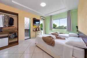 TV a/nebo společenská místnost v ubytování Hotel Imperial