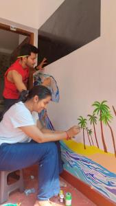 入住The Hostel Stories, Varkala - Helipad Road的客人