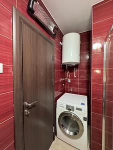 Koupelna v ubytování Apartmani Breze