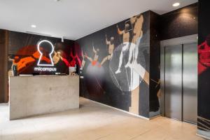 Vstupní hala nebo recepce v ubytování Micampus Pamplona Student Residence
