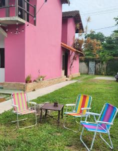 Um jardim em Pousada Pitaya Maresias