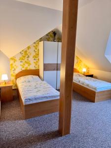 Voodi või voodid majutusasutuse JI Apartment toas