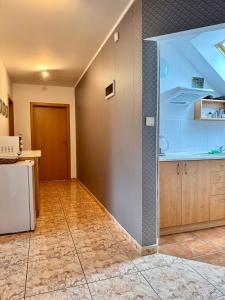 Köök või kööginurk majutusasutuses JI Apartment