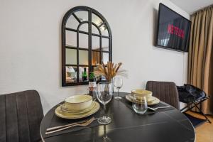 Posezení v ubytování Apartment Köpenick See