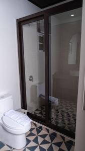 Koupelna v ubytování Hotel Boutique Nueva Valladolid